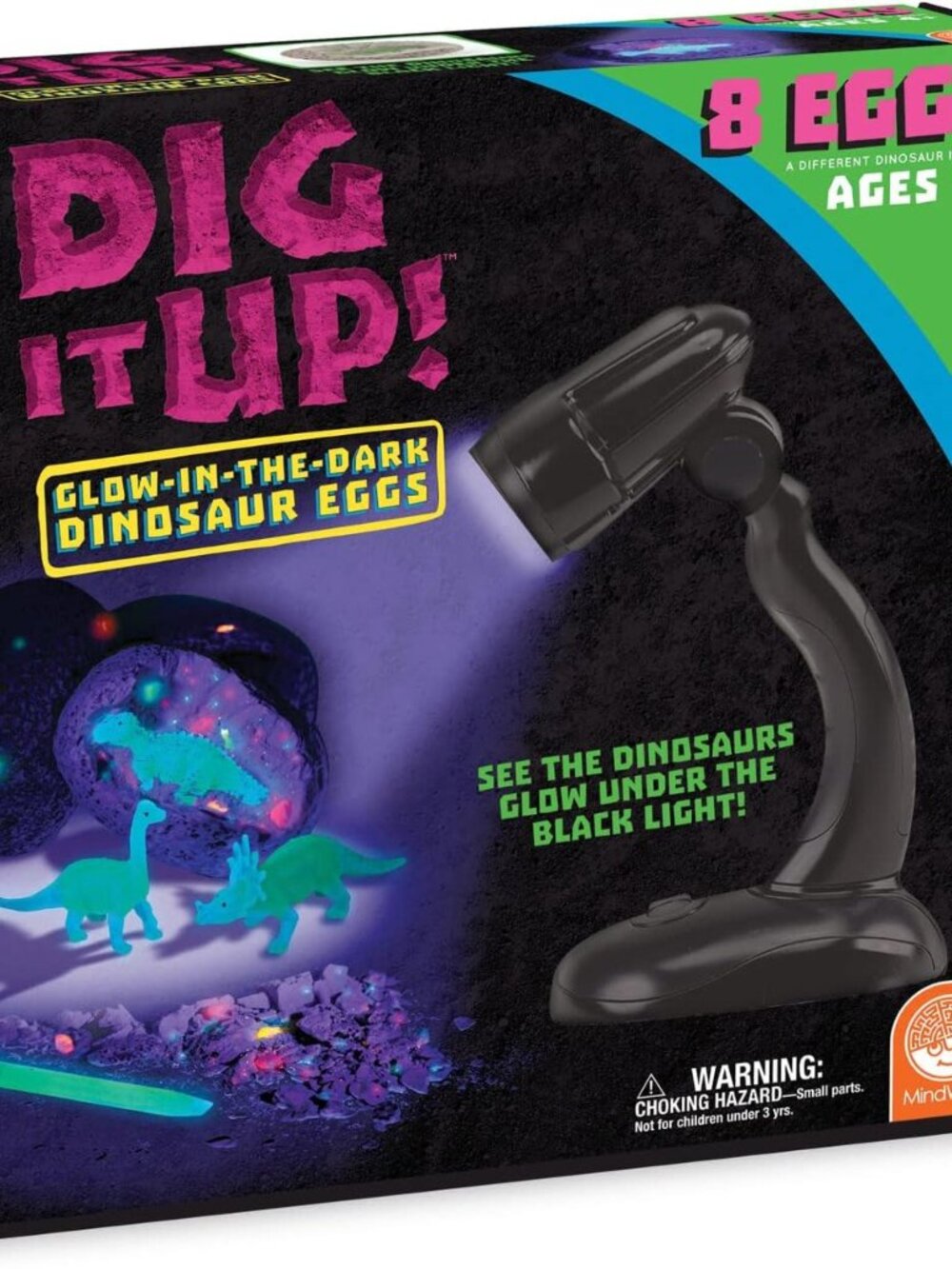 NWT Glow in the Dark Dinosaur Eggs